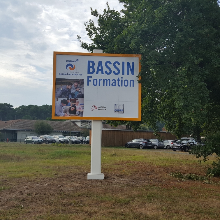 Signakom Enseigne Bassin D Arcachon Panneaux De Chantier