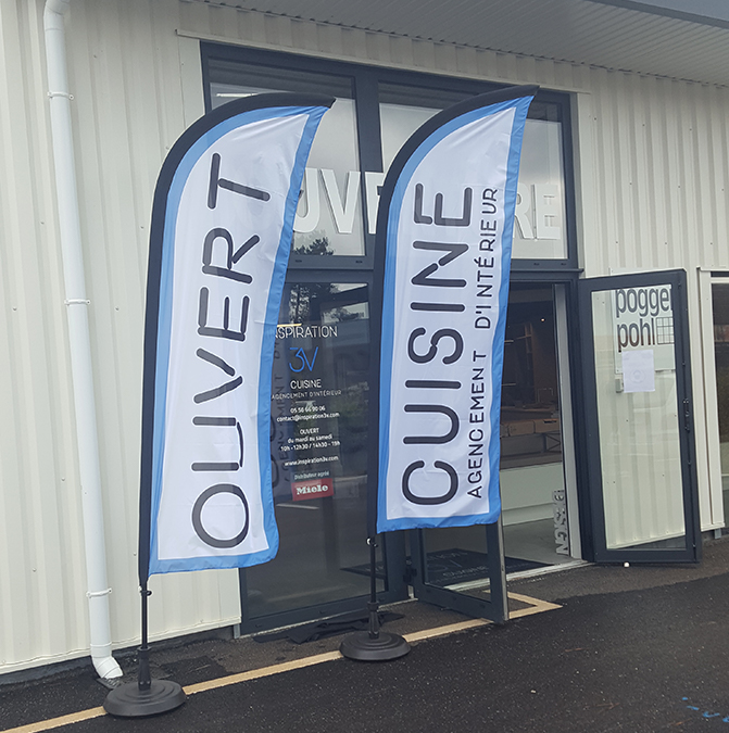 Signakom Enseigne Bassin D Arcachon Misez Sur Des Drapeaux Et Mettez En Valeur Votre Point De Vente 2